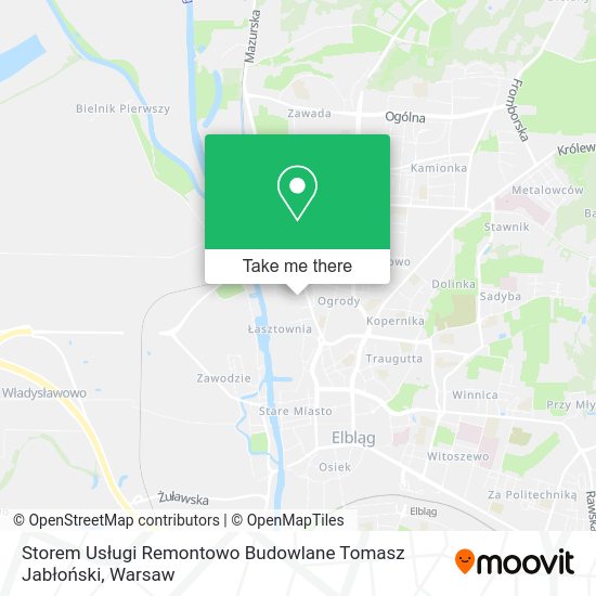 Storem Usługi Remontowo Budowlane Tomasz Jabłoński map