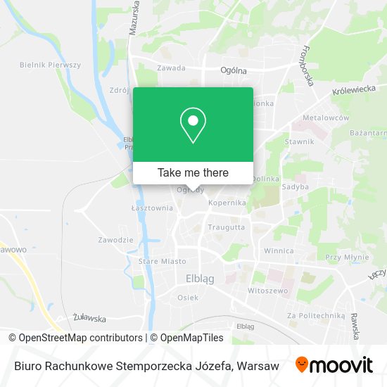 Biuro Rachunkowe Stemporzecka Józefa map