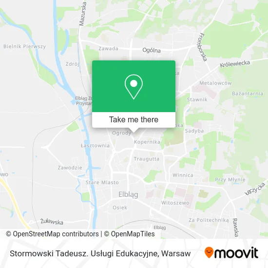 Карта Stormowski Tadeusz. Usługi Edukacyjne