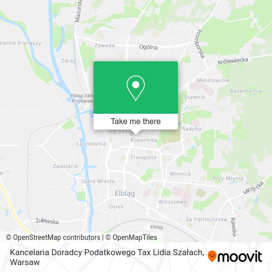 Kancelaria Doradcy Podatkowego Tax Lidia Szałach map