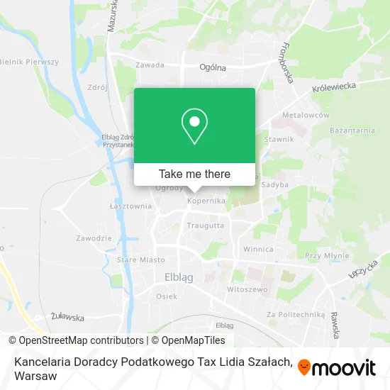 Карта Kancelaria Doradcy Podatkowego Tax Lidia Szałach