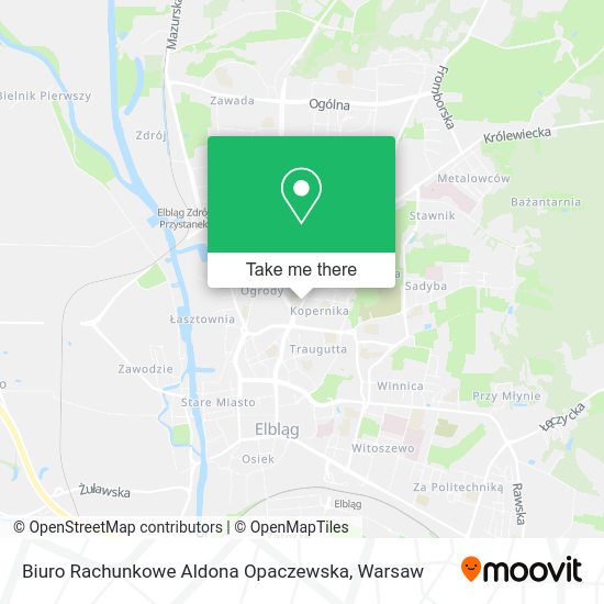 Biuro Rachunkowe Aldona Opaczewska map