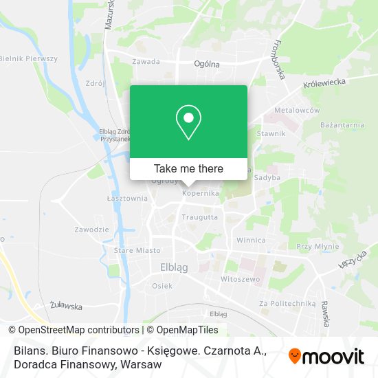 Bilans. Biuro Finansowo - Księgowe. Czarnota A., Doradca Finansowy map