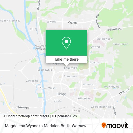 Magdalena Wysocka Madalen Butik map