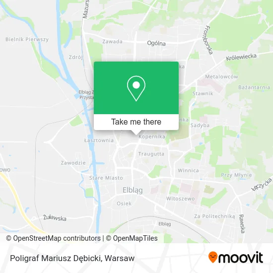 Poligraf Mariusz Dębicki map