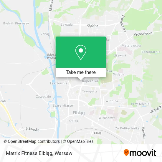 Карта Matrix Fitness Elbląg