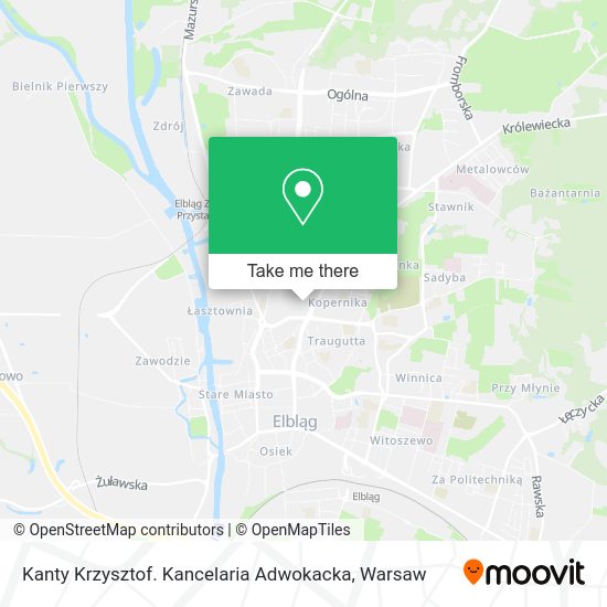 Kanty Krzysztof. Kancelaria Adwokacka map