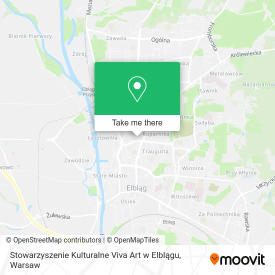 Stowarzyszenie Kulturalne Viva Art w Elblągu map