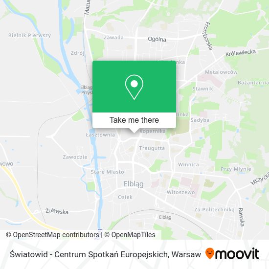 Światowid - Centrum Spotkań Europejskich map