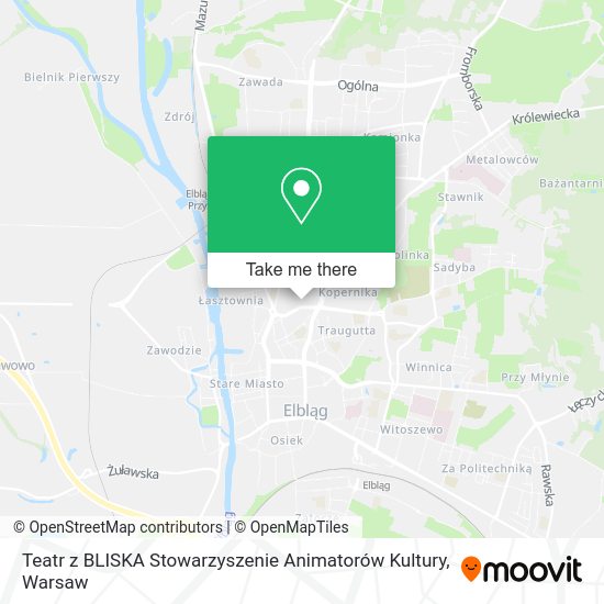 Teatr z BLISKA Stowarzyszenie Animatorów Kultury map