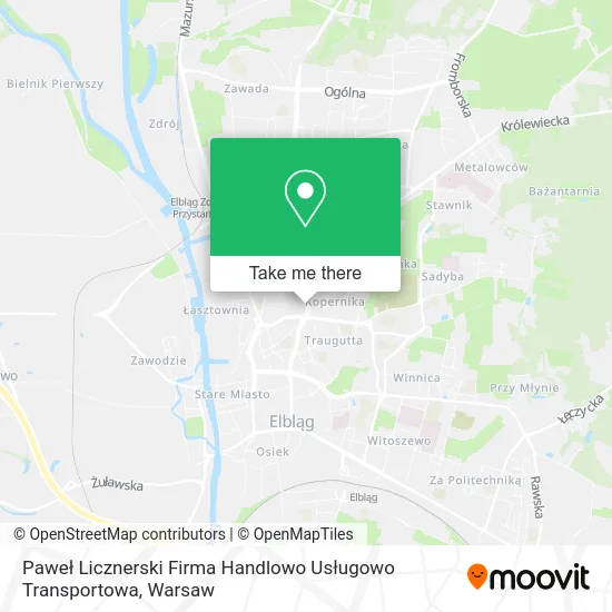 Paweł Licznerski Firma Handlowo Usługowo Transportowa map