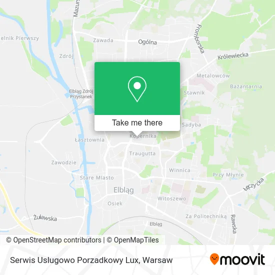 Карта Serwis Uslugowo Porzadkowy Lux