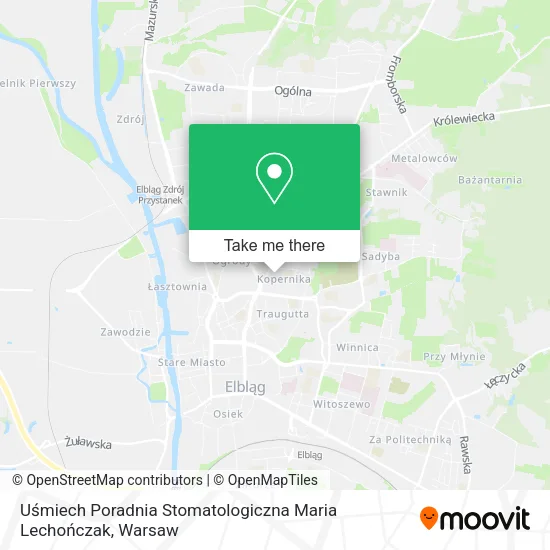 Карта Uśmiech Poradnia Stomatologiczna Maria Lechończak