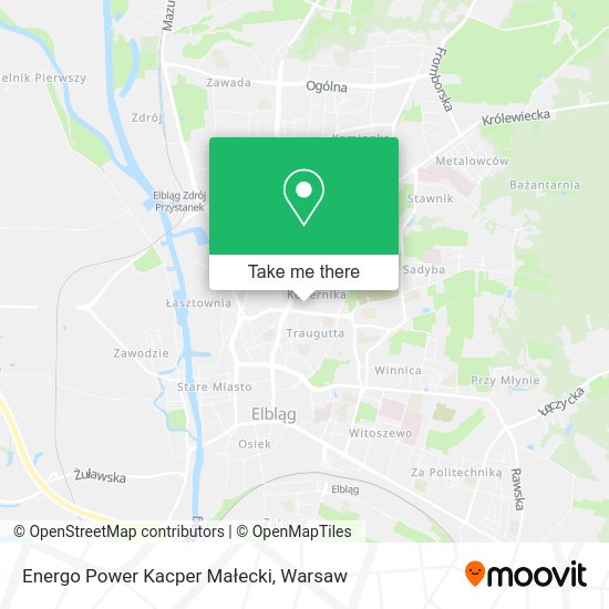 Energo Power Kacper Małecki map