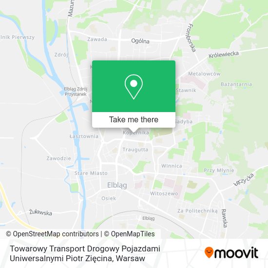 Towarowy Transport Drogowy Pojazdami Uniwersalnymi Piotr Zięcina map