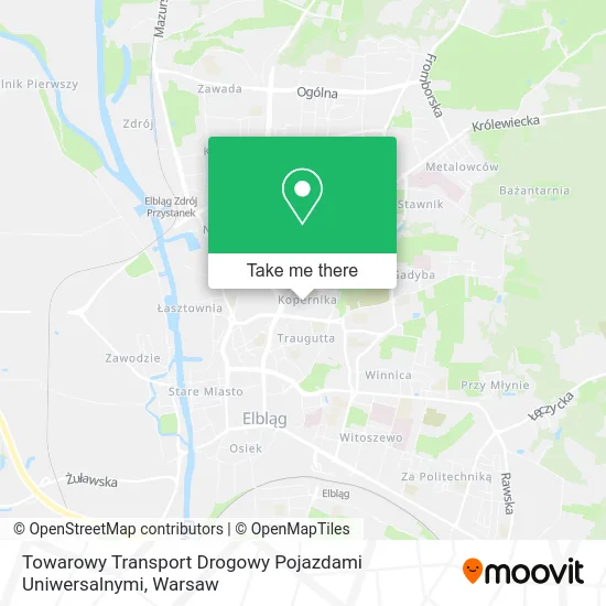 Карта Towarowy Transport Drogowy Pojazdami Uniwersalnymi
