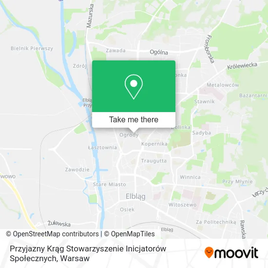 Карта Przyjazny Krąg Stowarzyszenie Inicjatorów Społecznych