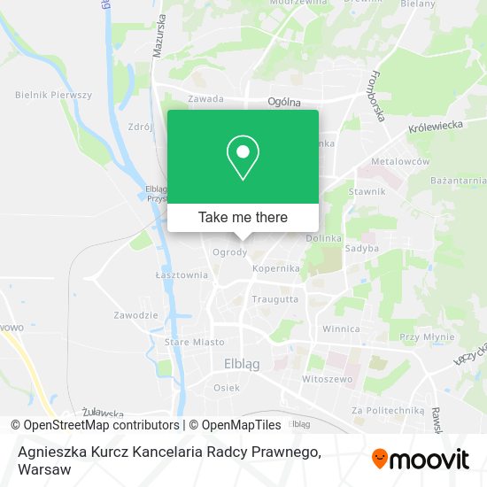 Agnieszka Kurcz Kancelaria Radcy Prawnego map