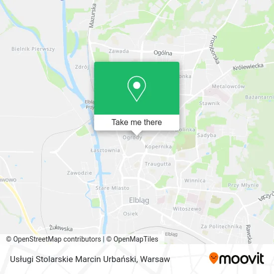 Usługi Stolarskie Marcin Urbański map
