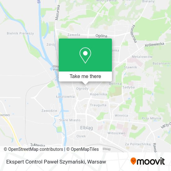 Ekspert Control Paweł Szymański map