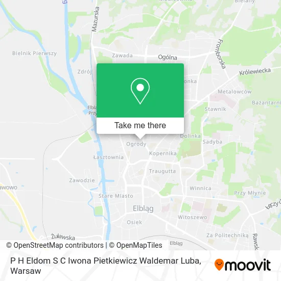 P H Eldom S C Iwona Pietkiewicz Waldemar Luba map