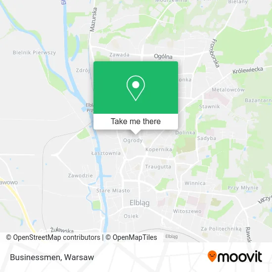 Businessmen map