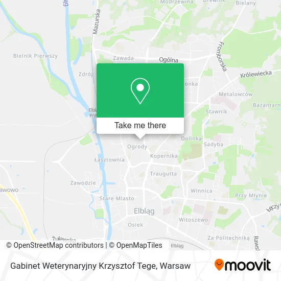 Gabinet Weterynaryjny Krzysztof Tege map