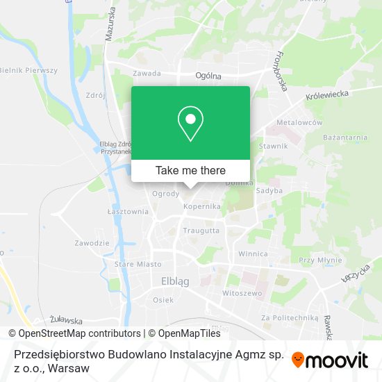 Przedsiębiorstwo Budowlano Instalacyjne Agmz sp. z o.o. map