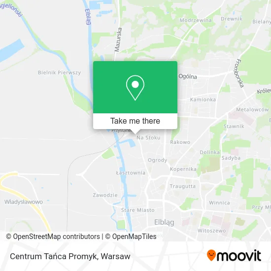 Карта Centrum Tańca Promyk