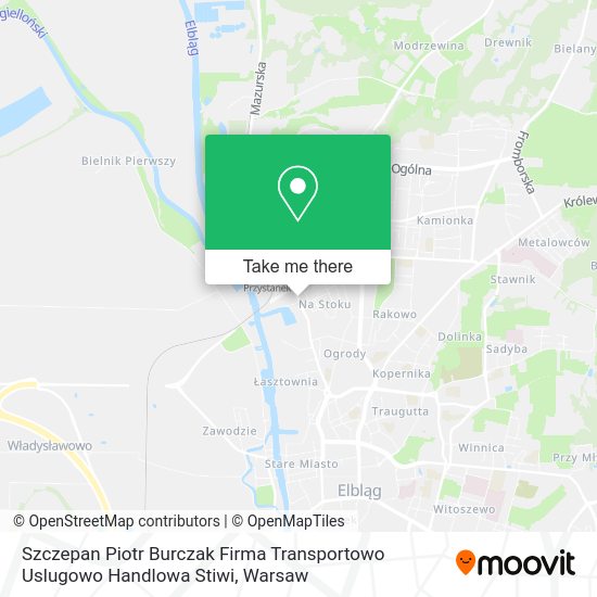 Szczepan Piotr Burczak Firma Transportowo Uslugowo Handlowa Stiwi map