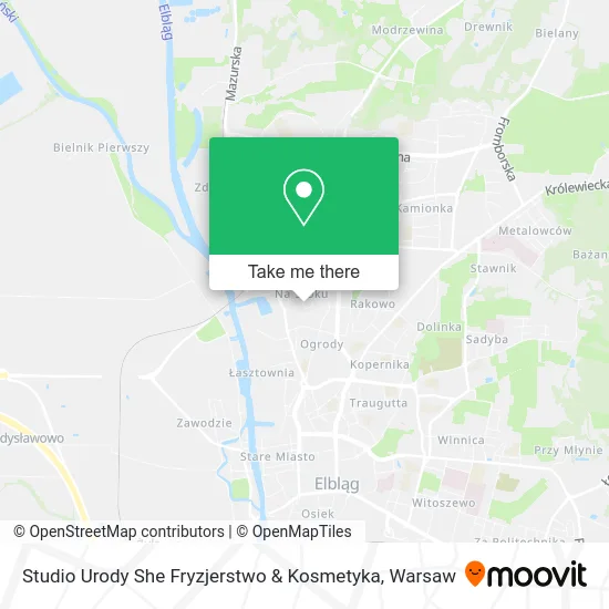Studio Urody She Fryzjerstwo & Kosmetyka map