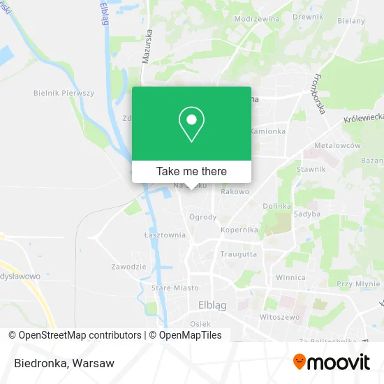 Biedronka map