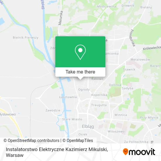 Instalatorstwo Elektryczne Kazimierz Mikulski map