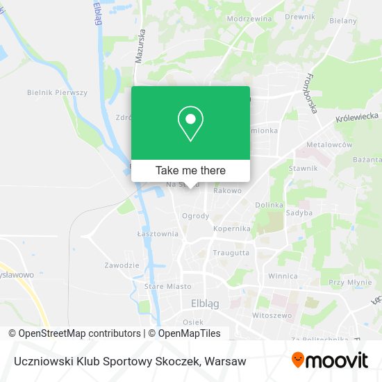 Uczniowski Klub Sportowy Skoczek map