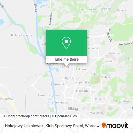 Hokejowy Uczniowski Klub Sportowy Sokol map