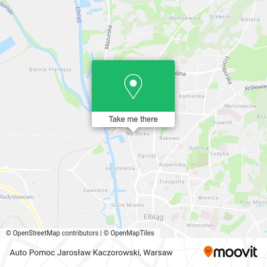 Auto Pomoc Jarosław Kaczorowski map