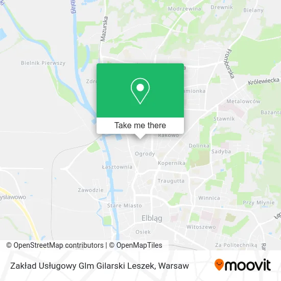 Zakład Usługowy Glm Gilarski Leszek map