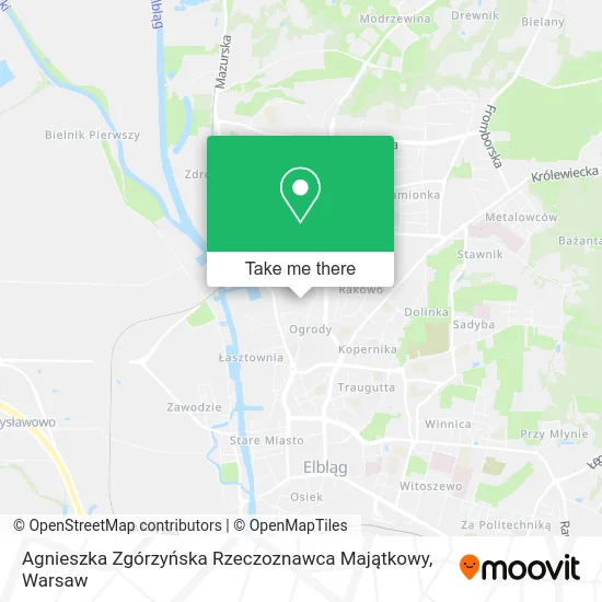 Agnieszka Zgórzyńska Rzeczoznawca Majątkowy map