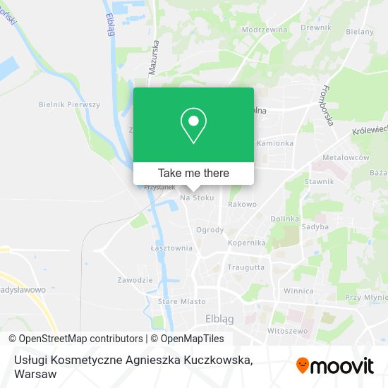 Usługi Kosmetyczne Agnieszka Kuczkowska map