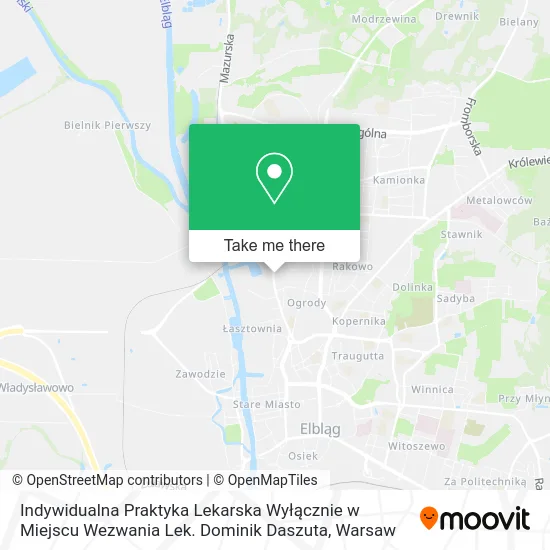Карта Indywidualna Praktyka Lekarska Wyłącznie w Miejscu Wezwania Lek. Dominik Daszuta