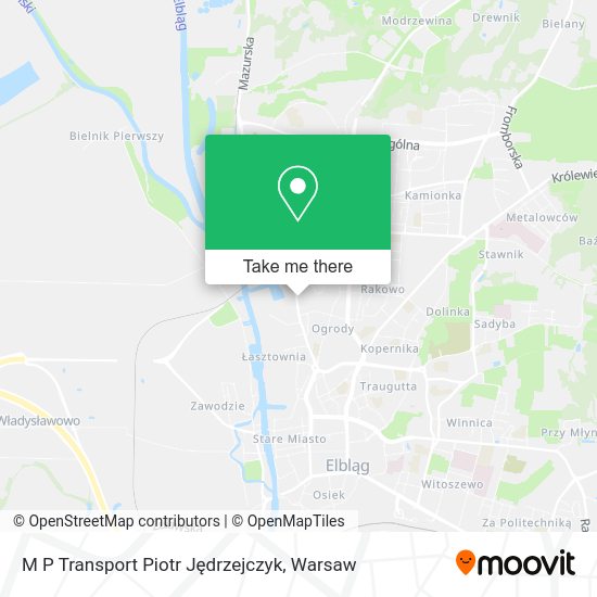 M P Transport Piotr Jędrzejczyk map