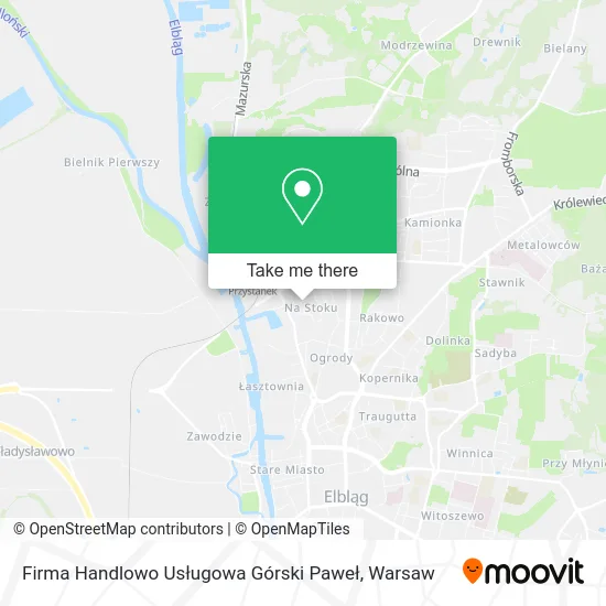 Карта Firma Handlowo Usługowa Górski Paweł
