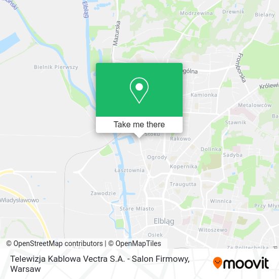 Telewizja Kablowa Vectra S.A. - Salon Firmowy map