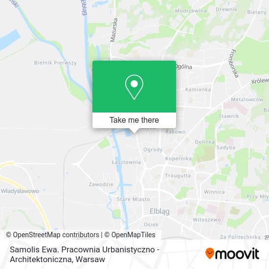 Samolis Ewa. Pracownia Urbanistyczno - Architektoniczna map