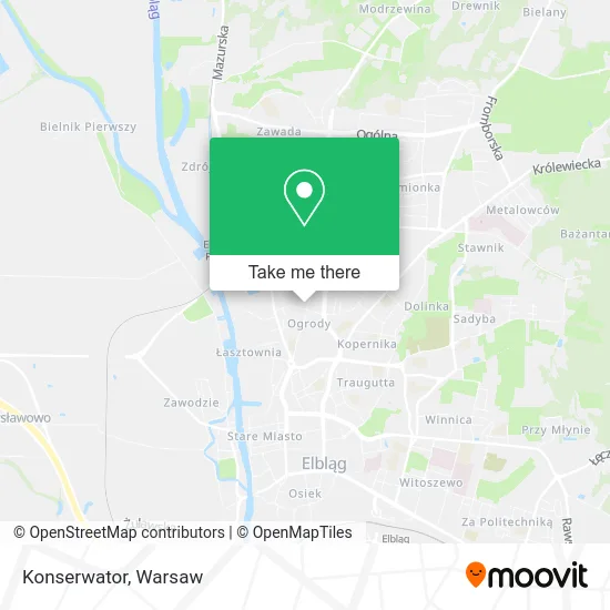 Konserwator map