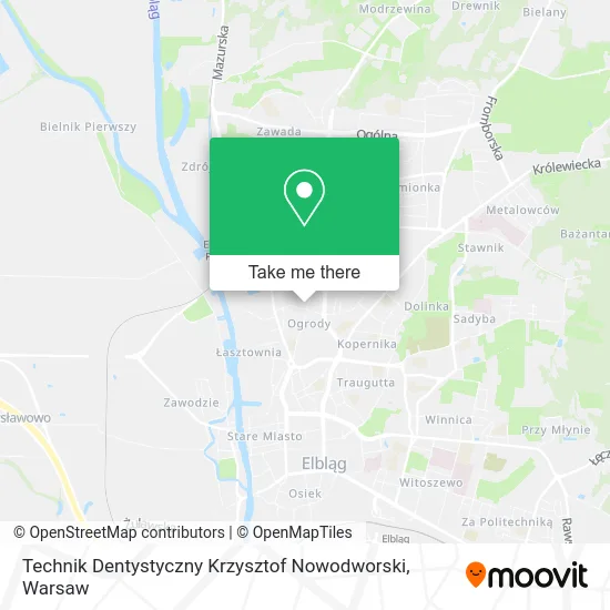 Technik Dentystyczny Krzysztof Nowodworski map