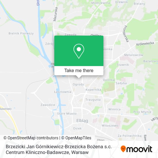 Brzezicki Jan Górnikiewicz-Brzezicka Bożena s.c. Centrum Kliniczno-Badawcze map