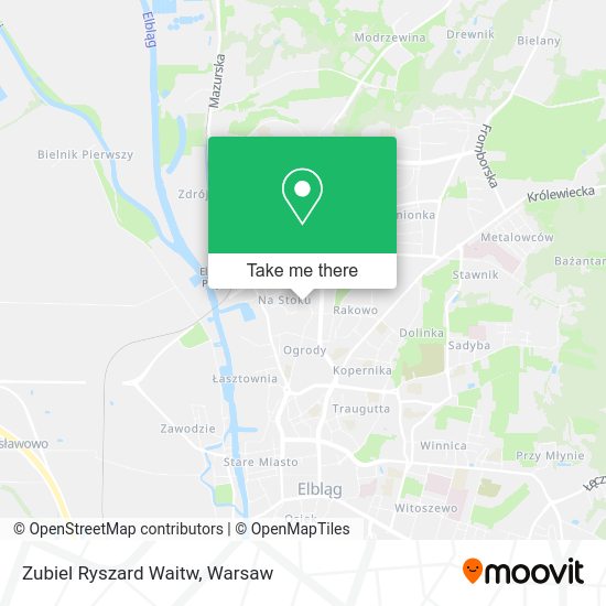 Zubiel Ryszard Waitw map