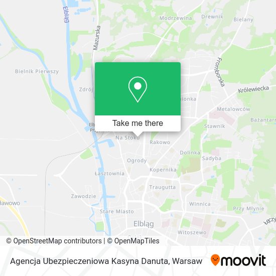 Agencja Ubezpieczeniowa Kasyna Danuta map