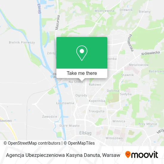 Agencja Ubezpieczeniowa Kasyna Danuta map